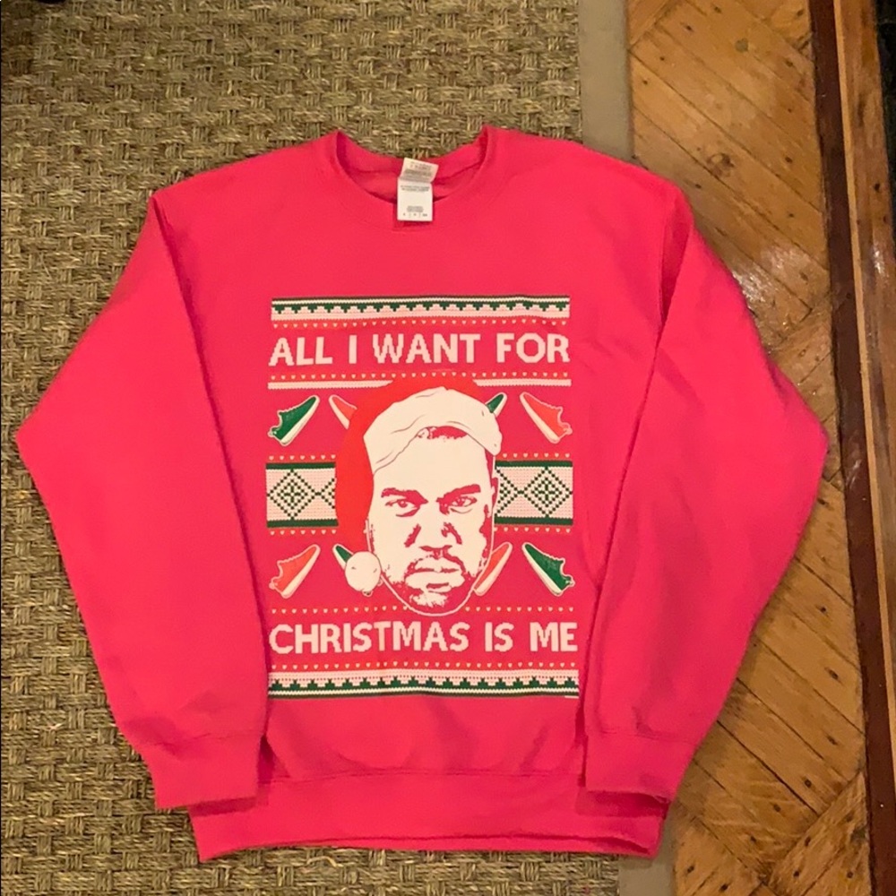 Kanye West Christmas sweatshirt